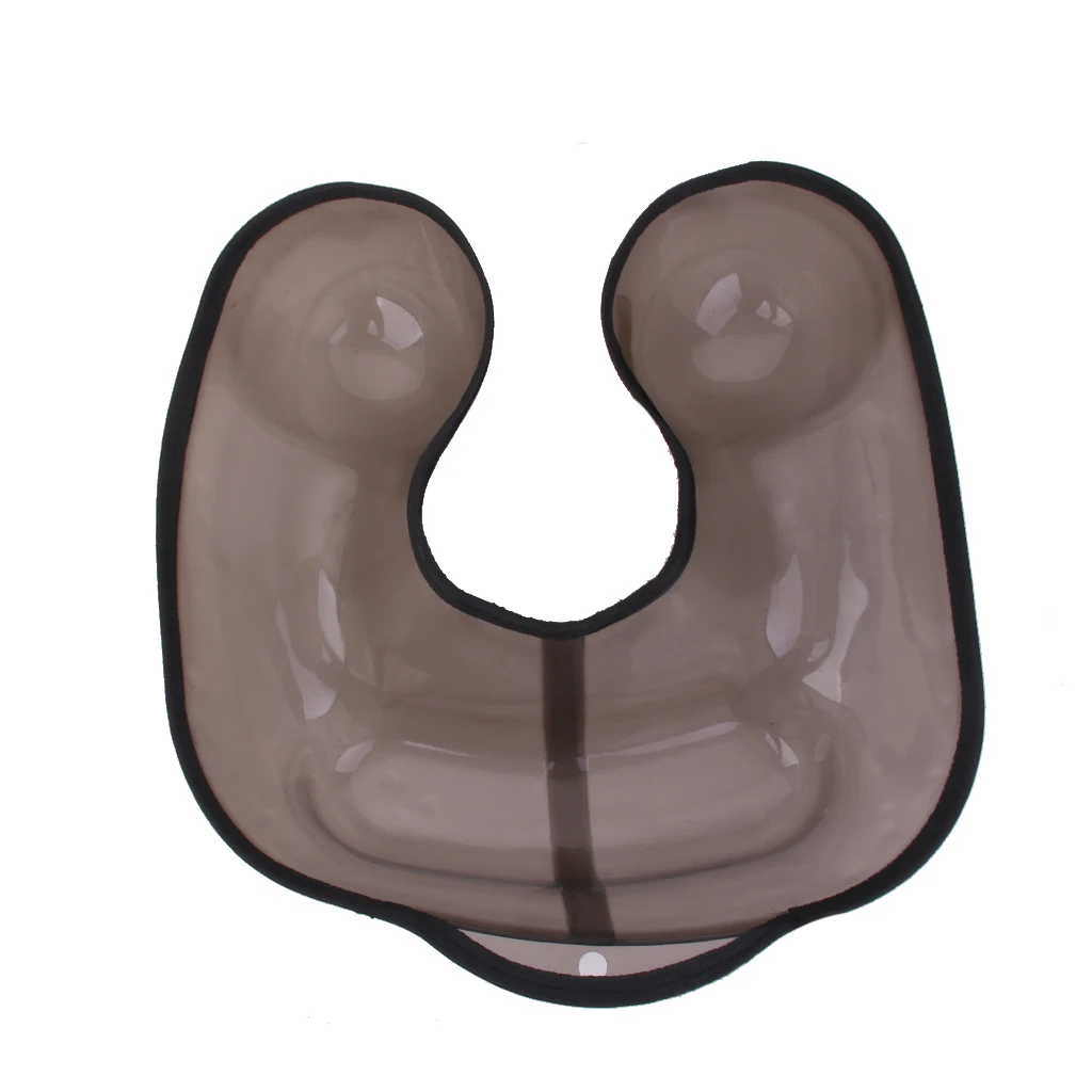 PVC Hairdressing Neck Collar Hair Coloring Accessories Hair Cutting Collar Cutting Cloak Umbrella for Salon and Home