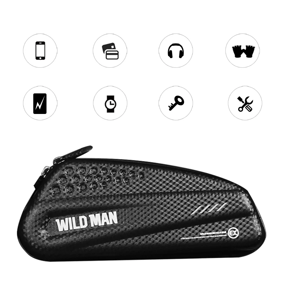 Жесткие велосипедные сумки WILD MAN сумка для хранения на горную велосипедную раму