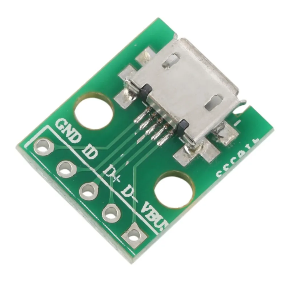1 шт. MICRO USB к DIP адаптер 5pin гнездовой разъем B Тип pcb конвертер экологически чистые материалы