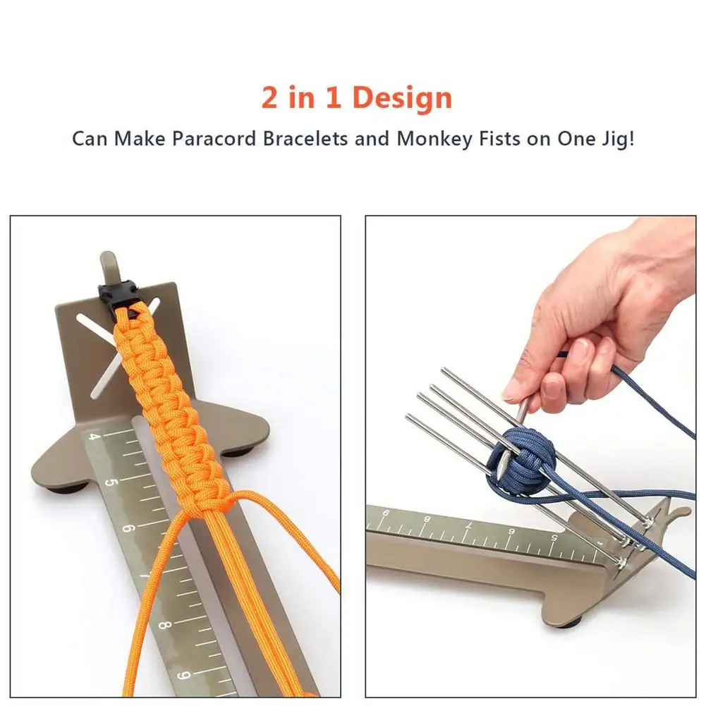 Monkey Fist Jig And Paracord Jig Bracelet Maker Paracord Tool Kit  Adjustable Metal Weaving DIY Craft Maker 4 To 13 2020 New - AliExpress