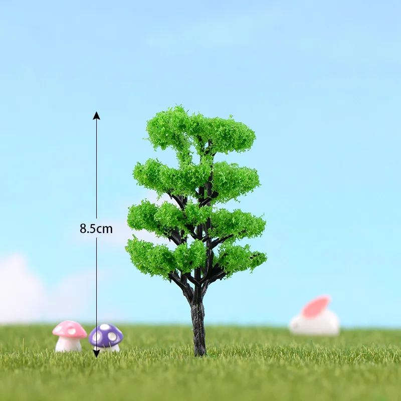 1pc Tree S Микро пейзаж трава любителей кролик, белка фигурка утки домашний декор миниатюрное украшение для сада в виде Феи аксессуары смола современный - Цвет: 1pc Tree S