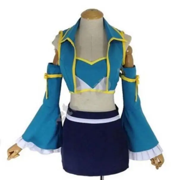 Lucy Heartfilia Fairy Tail 7 Jaar Later Cosplay Kostuum Lolita Meisjes School Uniform Sailor Rok Pak Party Dress Kostuum