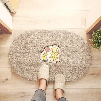 

Cotton Fiber Bath Mat Super Absorbent Bathroom Carpets Rugs Bathtub Floor Mat Doormat For Shower Room Toilet Bathroom Ma
