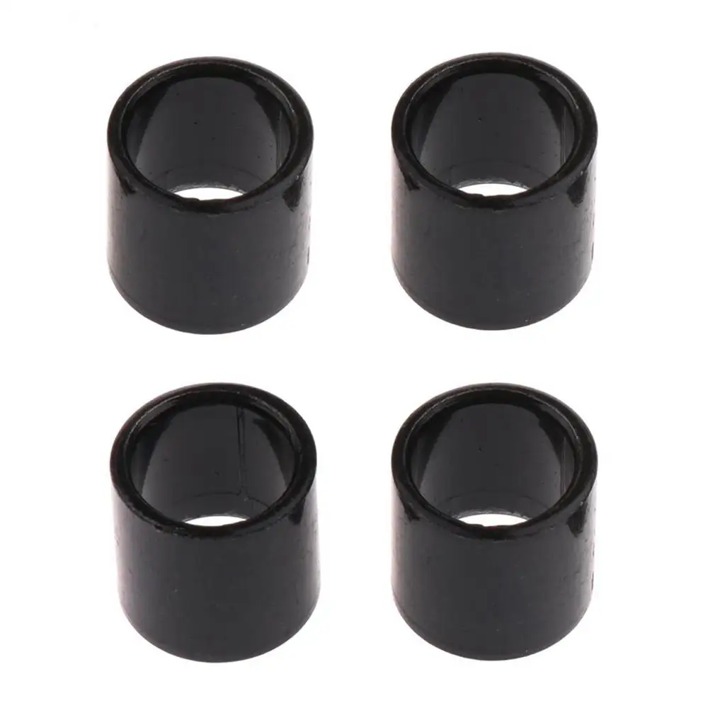 Black 4pcs 4 шт./лот прокладки для скейтборда рыбы части доски двойной рокер прокладки - Цвет: Black 4pcs