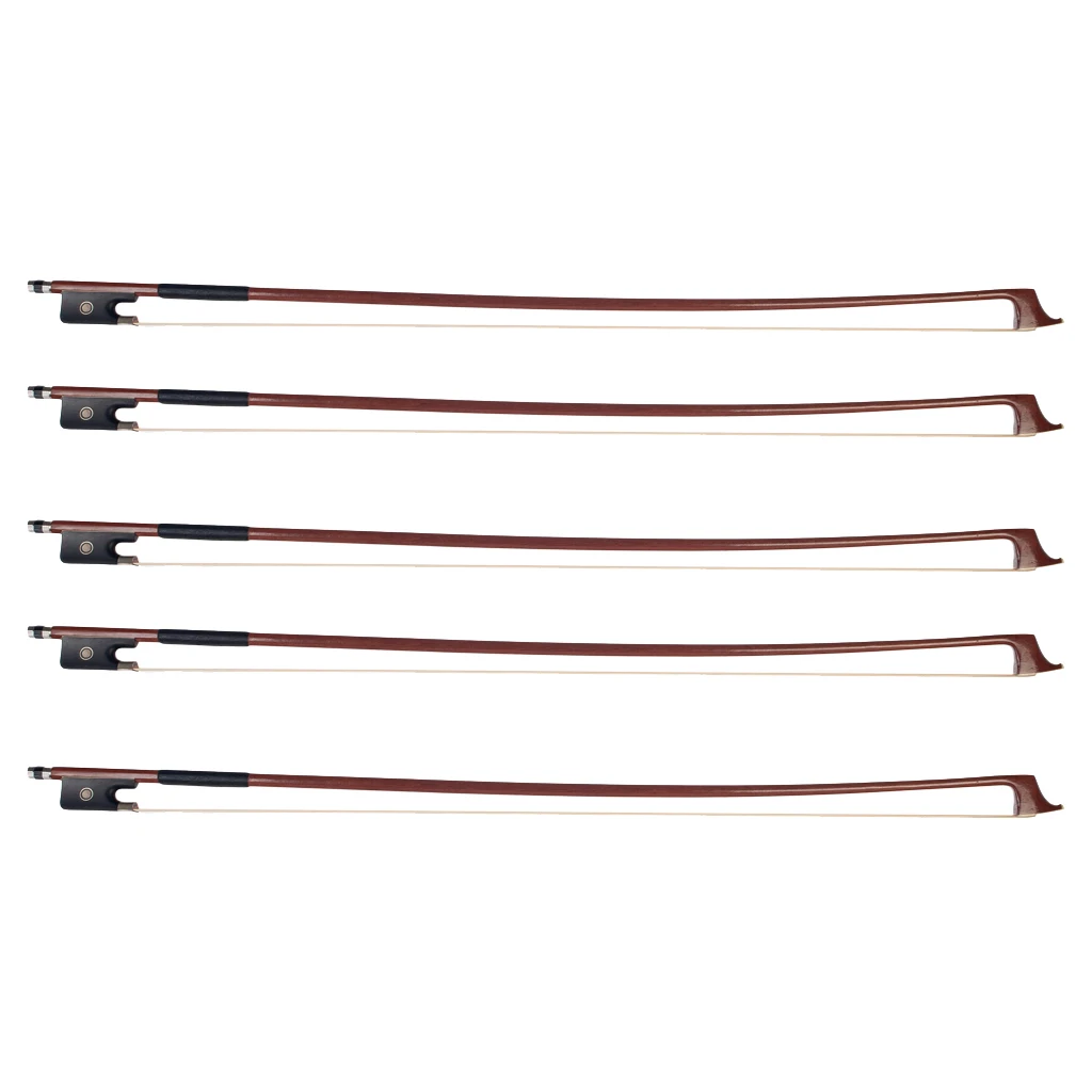 

Durable 5Pcs 1/8 Cellos Playing Bows Well Balance Stage Accessory