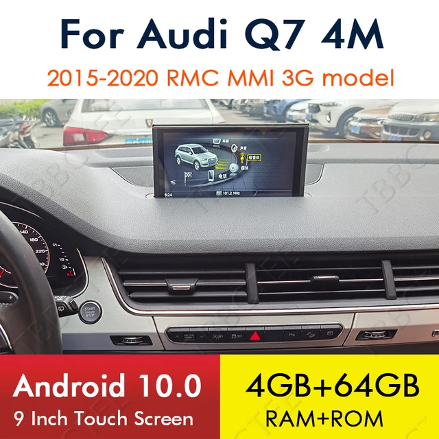 $591.7 Android 10 4+64G For Audi Q7 4M 2015~2020 GPS Navigation Car Multimedia Player MMI 3G RMC Radio Head Unit Stereo WiFi Bluetooth