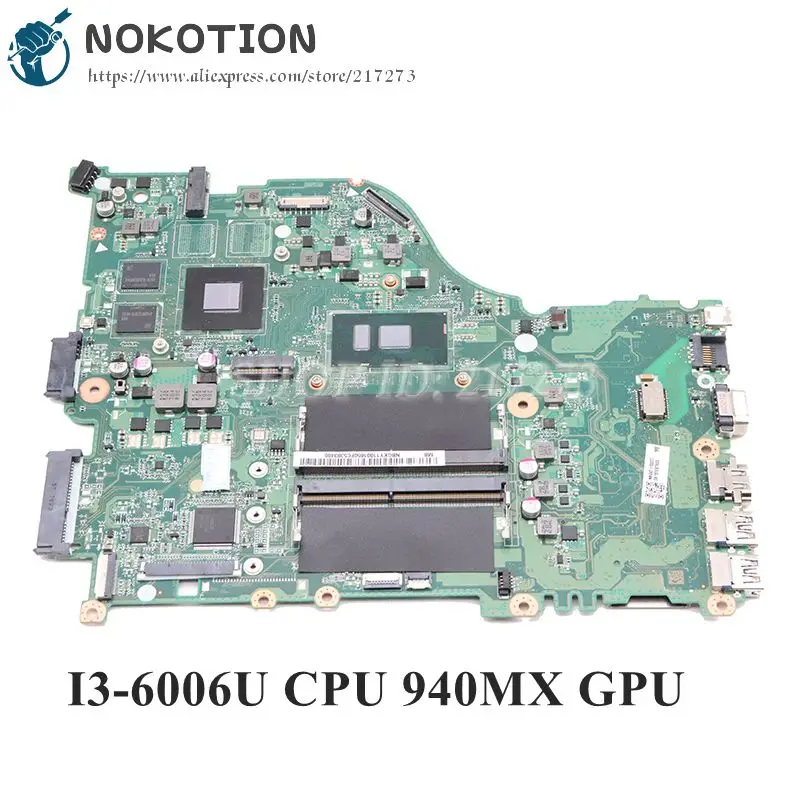 Most effective  NOKOTION NBGG71100C NB.GG711.00C For Acer aspire E5-575 E5-575G Laptop Motherboard DAZAAMB16E0 SR2U