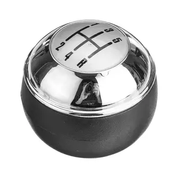 

5 Speed Car Chrome Gear Shift Knob Lever Shifter Hand Ball For Mini R50 2000-2006 Cabrio R52 2002-2008