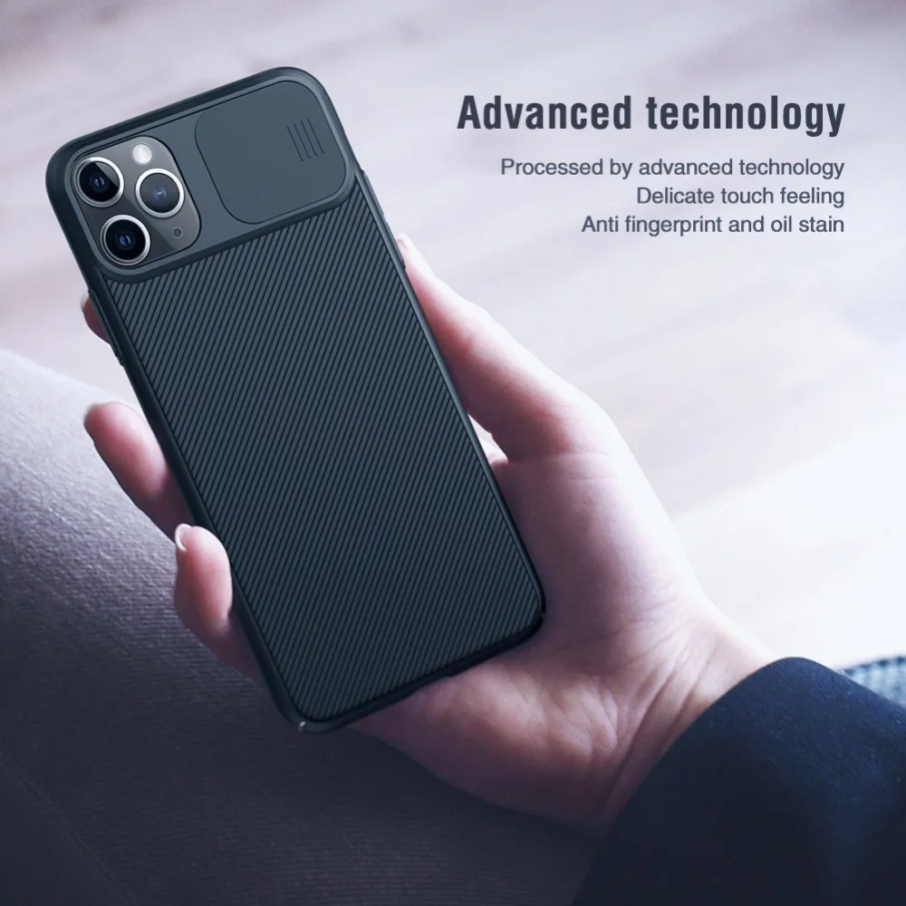 Защитный чехол для камеры для iPhone 11/Pro/Max подлинный NILLKIN, Гибридный Тонкий слайд-камера защитный чехол для объектива для iPhone 11