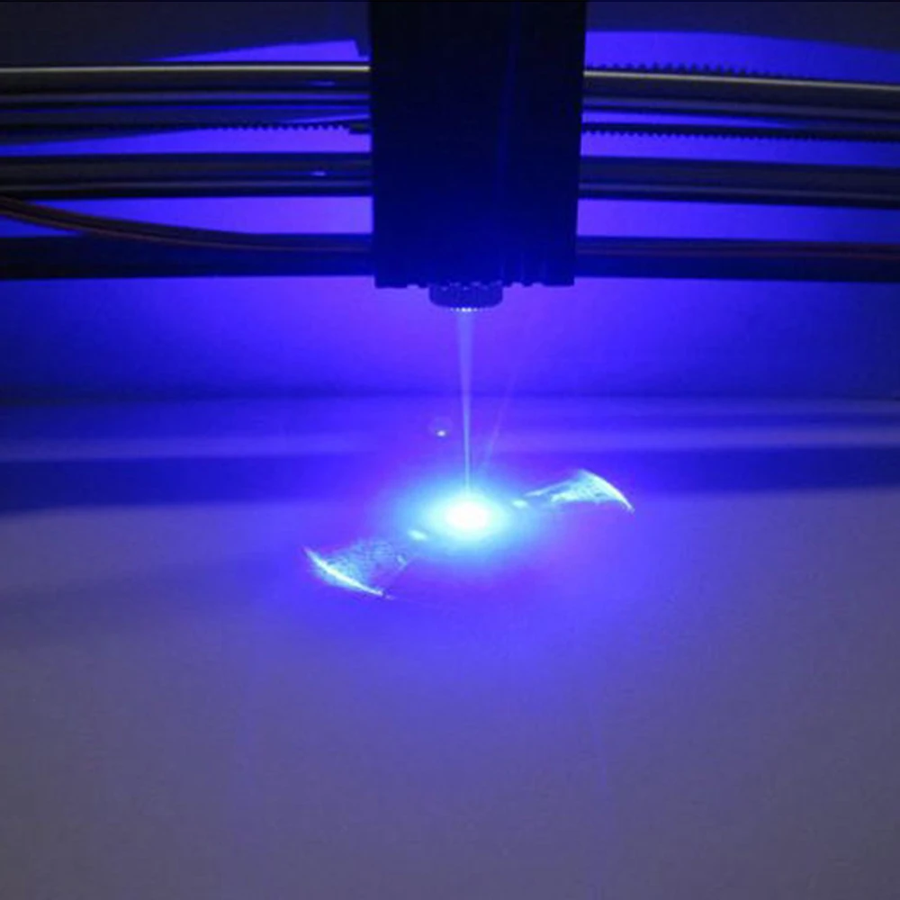 

Hot 5500mW 450nm Blue-violet Light Laser Head for DIY Carving Engraving Machine Engraver Accessory