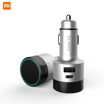 

Original XiaoMi Fast Charger QC 3.0 Dual USB Type-C Car Quick Charge Wireless Bluetooth AI Control EZ More Music Controller