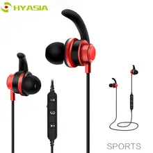 HYASIA Magnetic Neckband Wireless Headsphone IPX4 Sweatproof Bluetooth Earphone Headset Handfree Stereo Metal Earbuds For Xiaomi