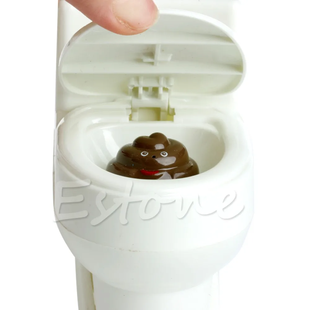 Funny Toilet Bowl Supernatural Water Gun Toy Mini Interesting For Kids Children 