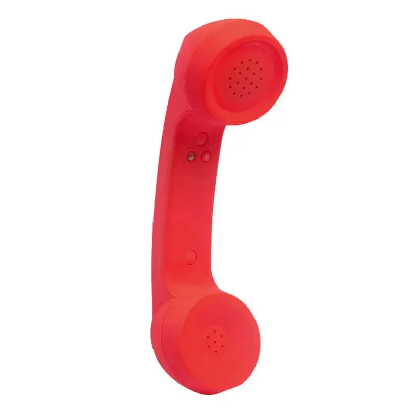 Беспроводная Bluetooth 2,0 Телефонная трубка в стиле ретро приемник наушники для телефонных звонков A5YA - Цвет: Красный
