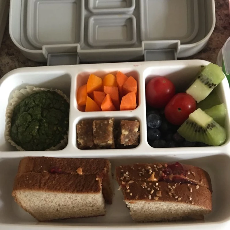 Ланч-бокс, портативный, несколько сеток, Bento box, школьная, Студенческая, детская посуда, портативный контейнер для хранения еды, герметичный, для пикника