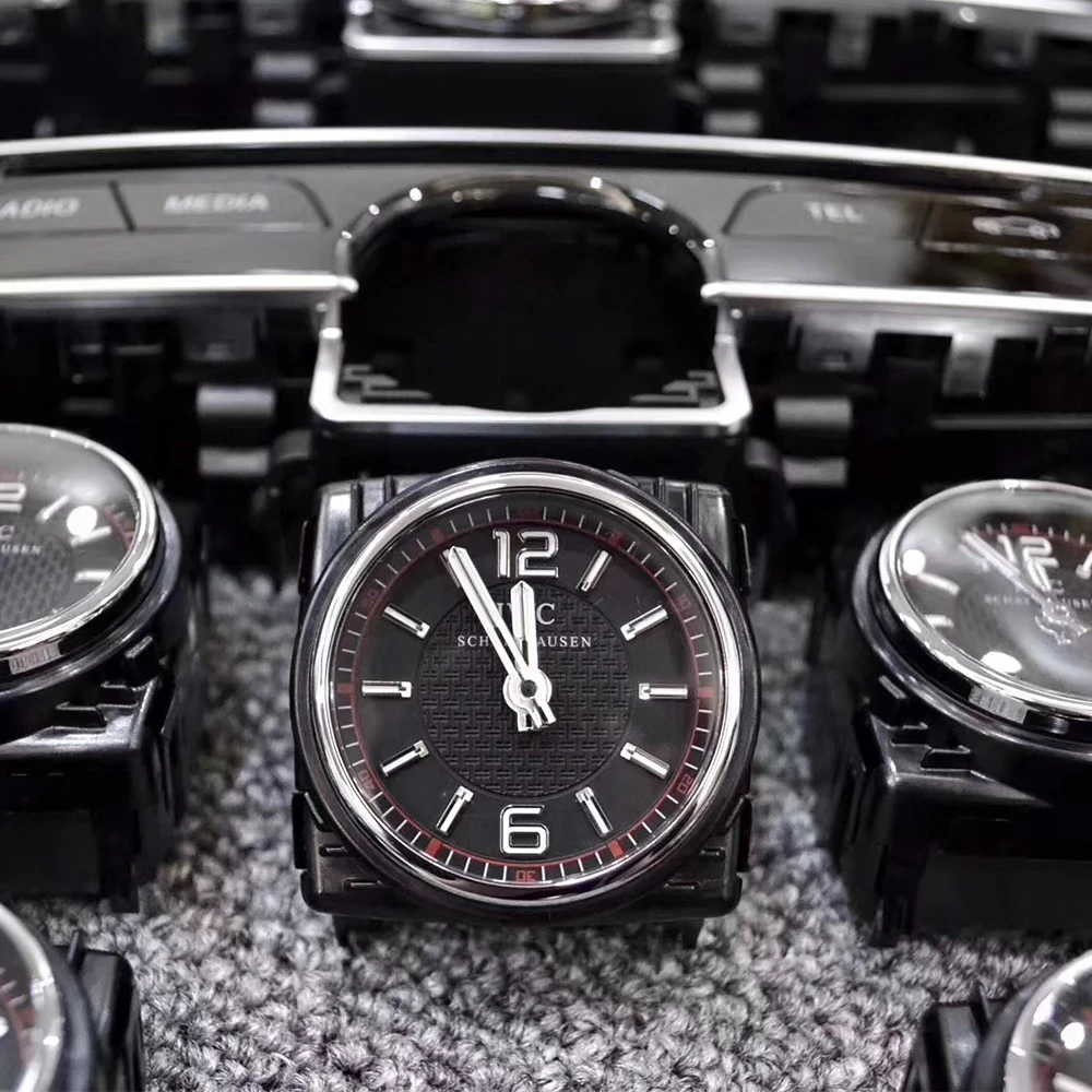 車時計フィット用メルセデスベンツW205 W213 glc自動ファッション時計の自動車クォーツ力学時計時計交換時間表示時計 - AliExpress