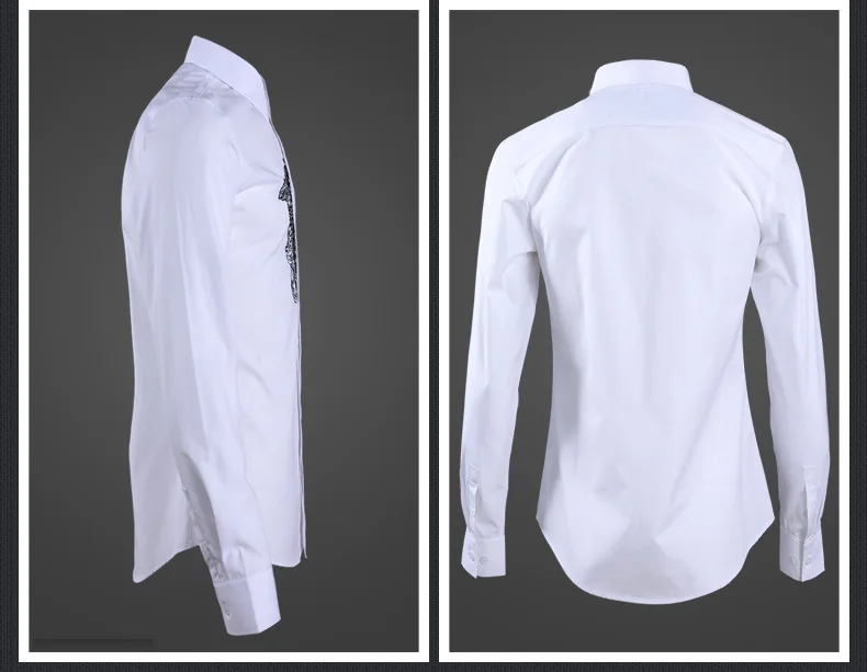 Топ бренд рубашка для мужчин сплошной цвет отложной воротник рубашки с длинными рукавами для мужчин Высокое качество хлопчатобумажная сорочка homme плюс размер 4XL