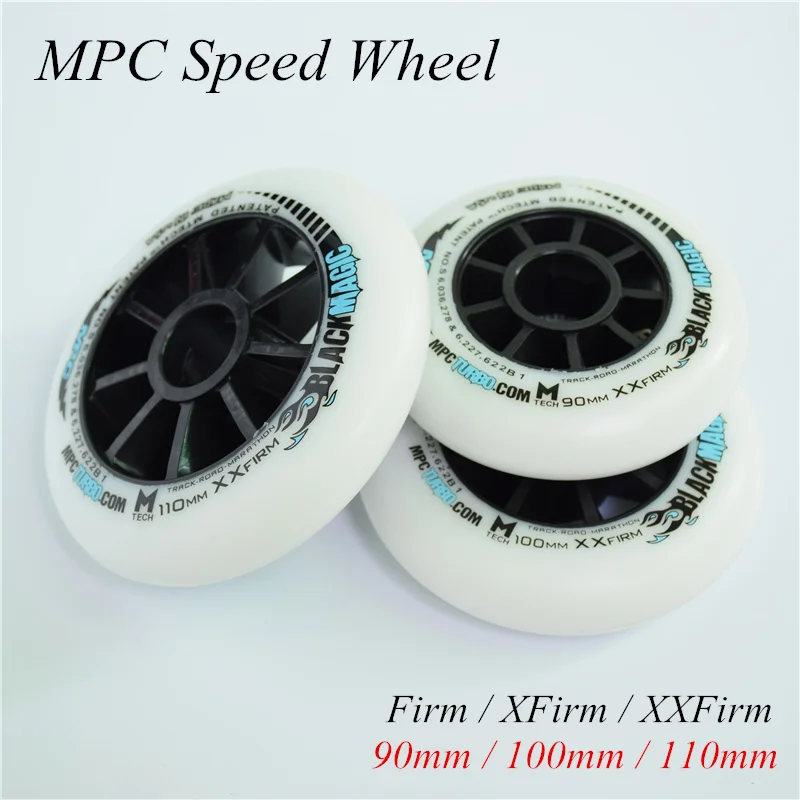 Профессиональные дорожные уличные встроенные скоростные коньки колеса для MPC 110 мм 100 мм 90 мм фирма XFirm XXFirm черный волшебный трек роликовые шины 8 шт