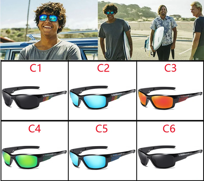 VIAHDA, фирменный дизайн, новинка, поляризационные солнцезащитные очки для мужчин, Модные мужские очки, солнцезащитные очки для путешествий, рыбалки, очки с коробкой