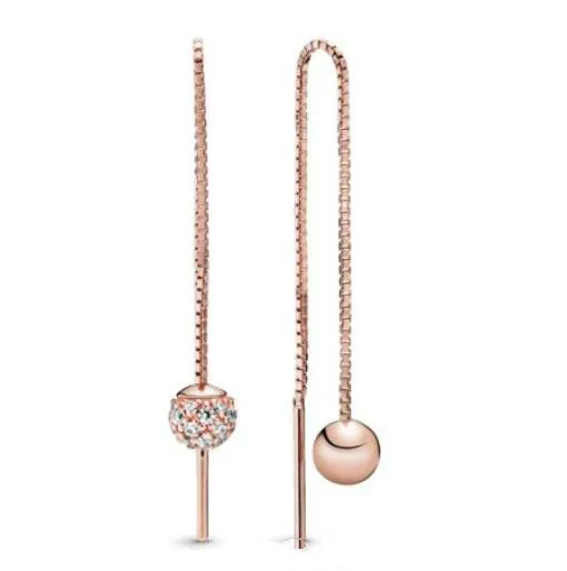 Оригинальные 925 пробы серебряные серьги-гвоздики из полированной розы и бусин для женщин, подарок на свадьбу, модное ювелирное изделие