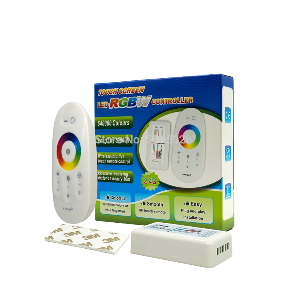 

2.4G RGBW Controller Whole Article LED Light with Wireless Touch RGBW Controller of Radio Frequency Dimming Controller DC12-24v