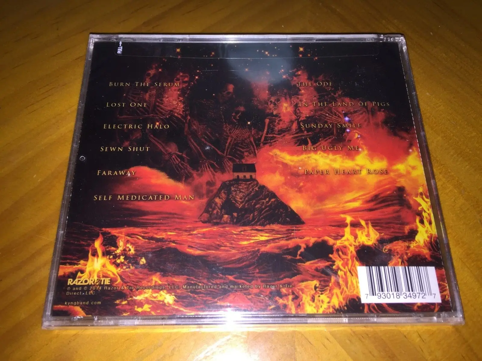 Подлинная горящая сыворотка [CD] тяжелый металл абсолютно и запечатанный