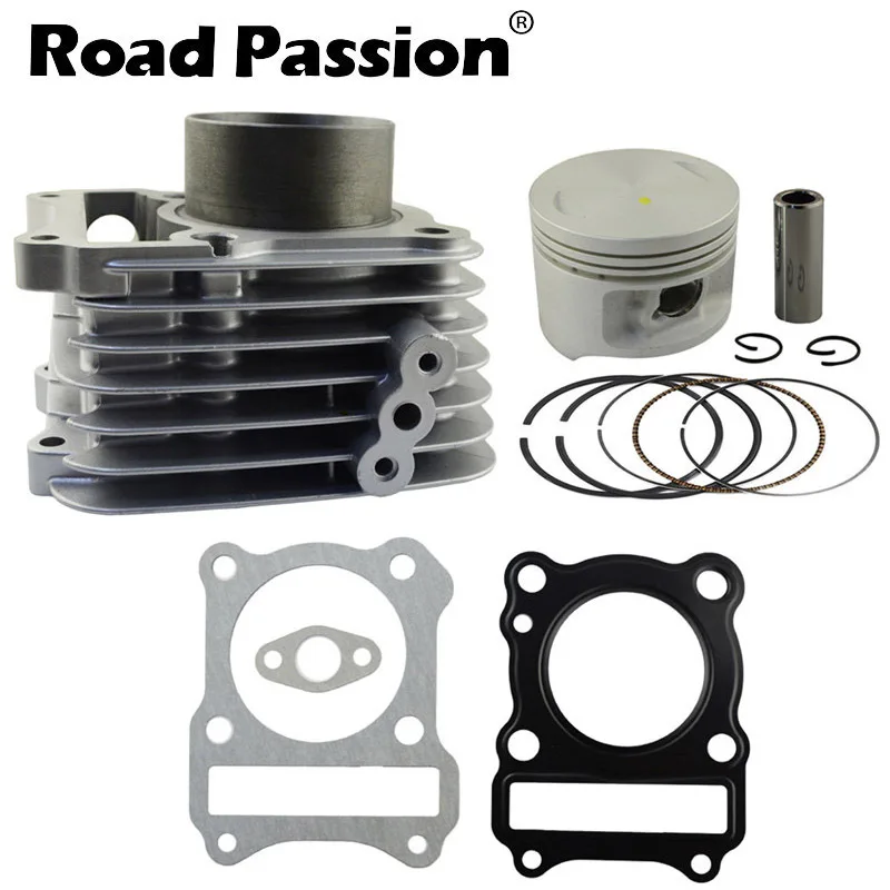 

Road Passion Bore 57mm Motorcycle Cylinder REBUILD Kit For SUZUKI GZ125 GZ 125 Air Cylinder Block & Piston Kit & Head Gasket Kit