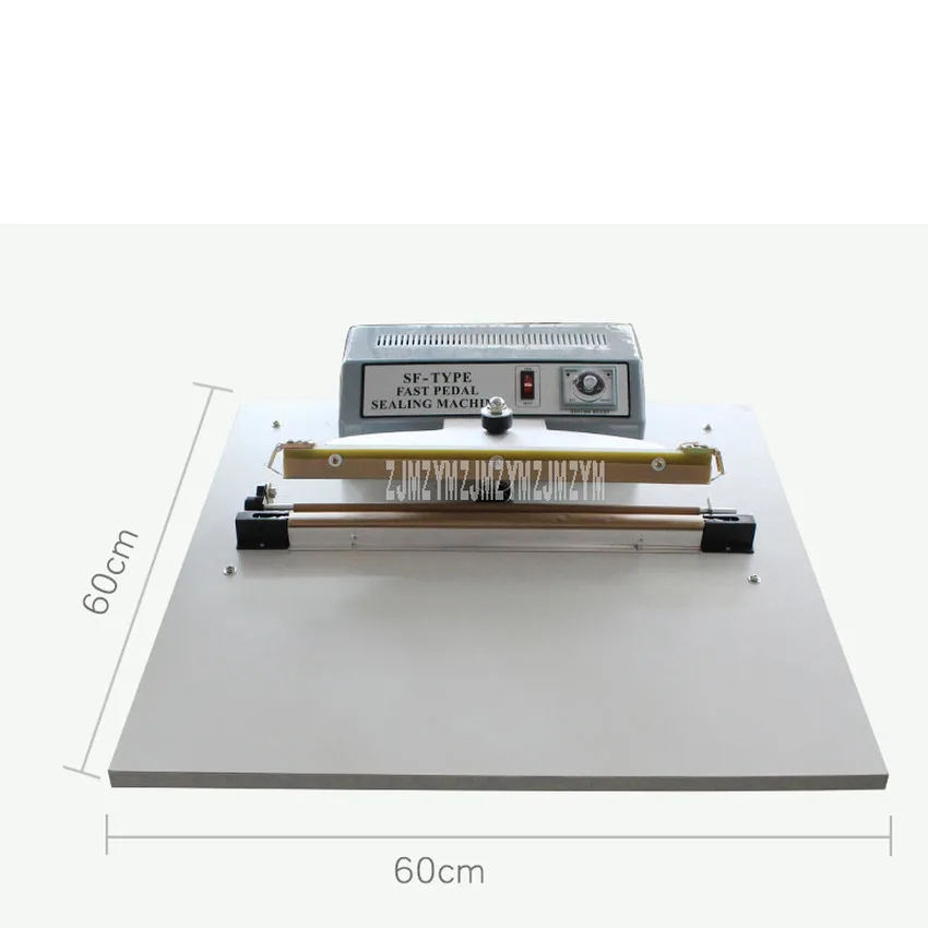 Length 40cm Sleeve Sealing Machine Plastic Wrap Sealer Shrinking Machine Foot Pedal Plastic Sleeve Sealing Making Machine SF-400