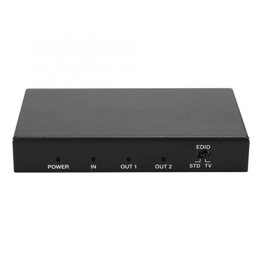 1x2 18G 4K2K 60Hz HDMI металлический сплиттер адаптер Switcher HDCP2.2 4:4:4 для smart EDID STD (1080P) режим и