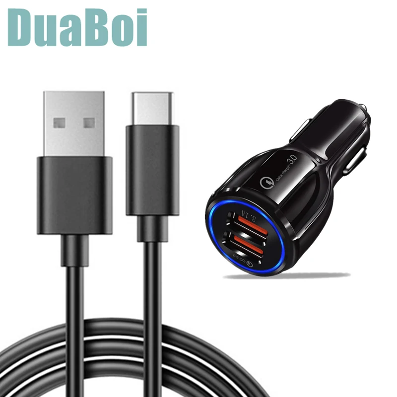 Кабель USB Type-C для Samsung Galaxy A21s Vivo U10 Y50 Realme C12 C11 V5 C15 6i X50 Pro X50m автомобильный адаптер