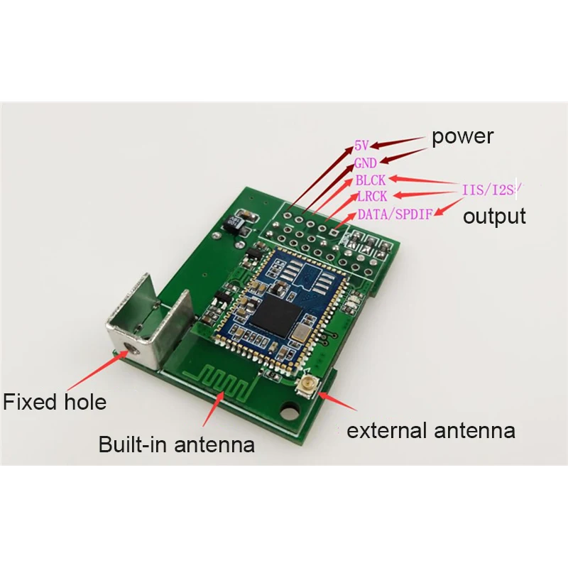 CSR8675 Bluetooth 5,0 аудио дочерняя карта поддерживает APTX-HD дополнительный IIS ies или SPDIF выход