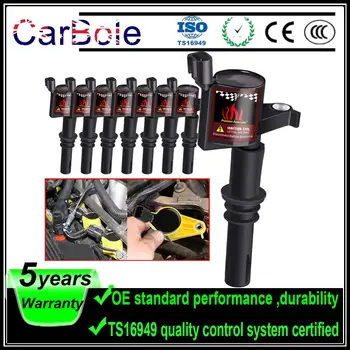 

Carbole 8pcs DG511 Ignition Coil For Ford 2004 2005 2006 2007 2008 F-150 F150 F250 Expedition 4.6L 5.4L V8 V10 FD508