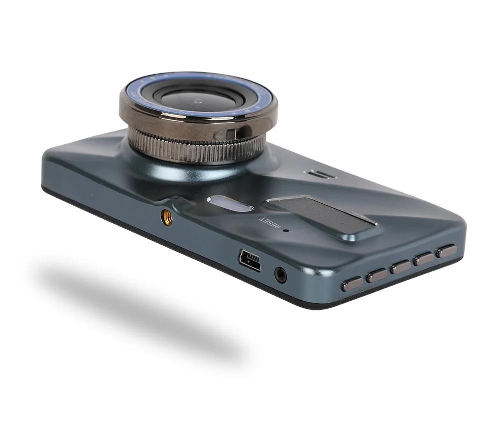 HD 4 дюйма Двойной объектив изображения 1080P Скрытая Широкий формат вождения Регистраторы Dash Cam Двойной объектив Видеорегистраторы для автомобилей Камера