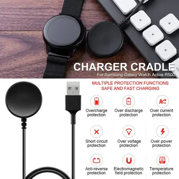 

Smart Watch Charging Dock USB Charger Cradle Wireless Charging Cable for Samsung for Galaxy Watch Active R500