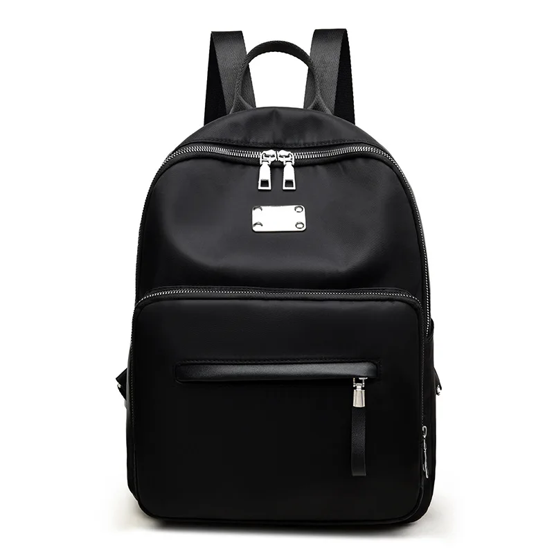 Рюкзак женский стиль корейский стиль ткань Оксфорд Водонепроницаемая школьная сумка разъем для наушников Открытый Многофункциональный онлайн C