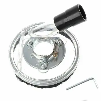 

Dust Shroud Kit Dry Grinding Cover Tool for Angle Hand Grinder Clear 80-125mm