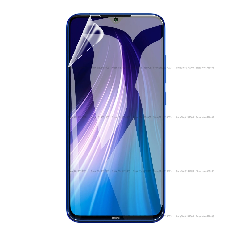 Защита экрана для Xiaomi Redmi Note 8 7 6 K20 Pro 8A 7A Гидрогелевая пленка Mi 9 SE 9T мягкая защитная