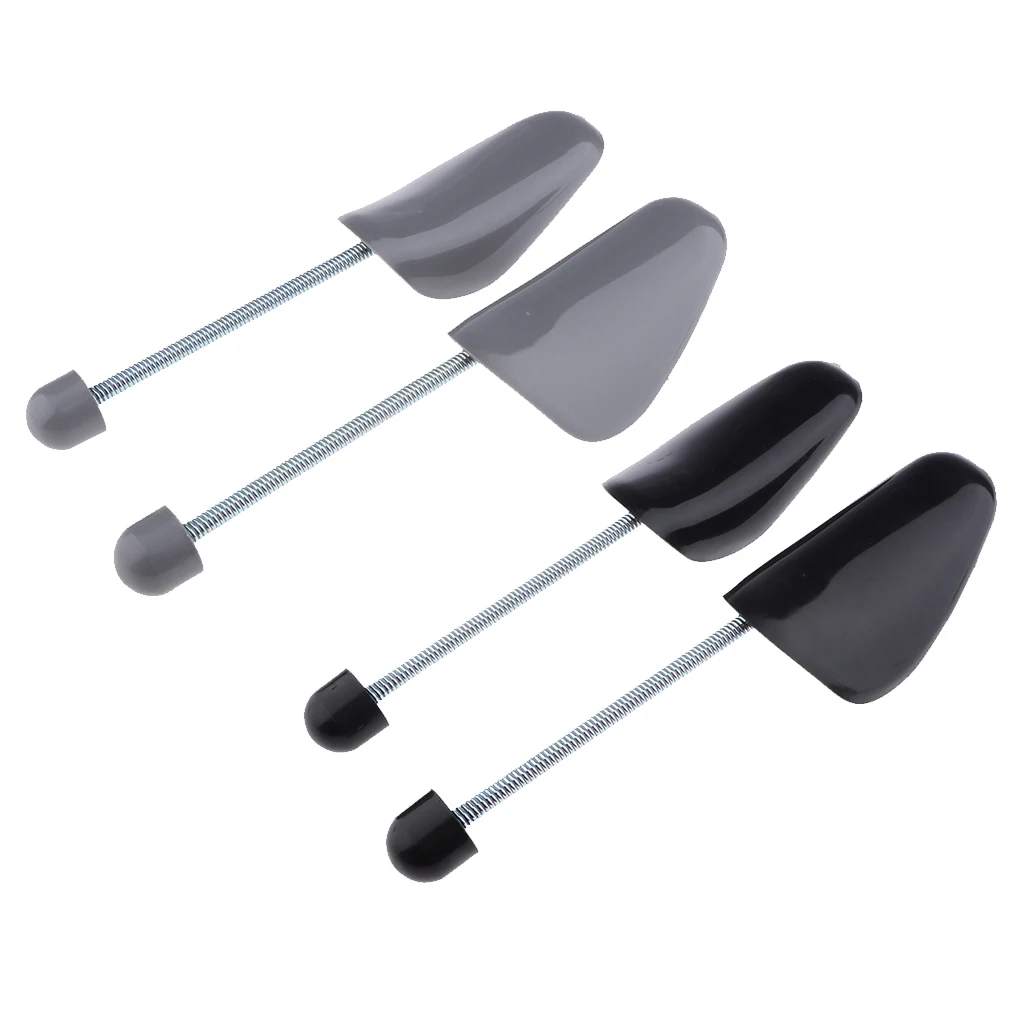 Practical Plastic Adjustable Men Tree Shoe Stretcher Boot Holder with Tension Spring Coil