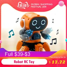 Продукт Танцы Электрический шесть-коготь Малый 6 робот RC светильник Funko поп-музыки Детская одежда для мальчиков и девочек, интеллигентая(ый) зондирования робот