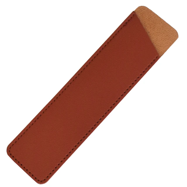 Elegant PU Leather Pen Holder - Soft Pencil Case for Stationery and Writing Materials