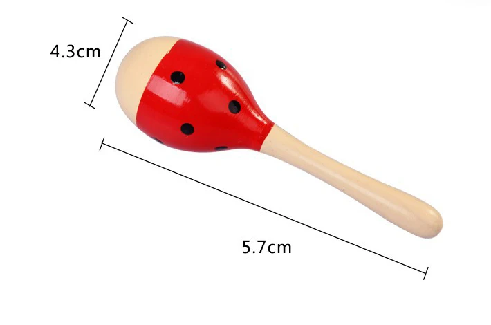 Wooden Baby Rattle toys for baby 0-12 months Sand hammer for Listening Practice Musica toy for Educational brinquedos