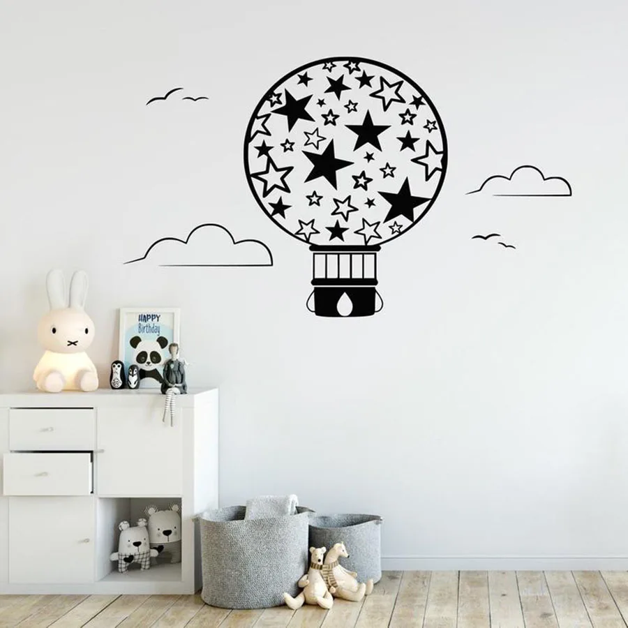 Воздушный шар Наклейка на стену облако детская спальня домашний Декор виниловые