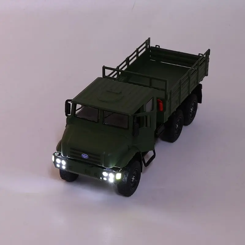 1:36 MV3 сплав военный грузовик литый под давлением искусственный звук оттягиваемая