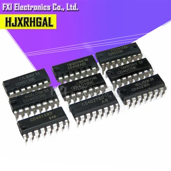 

10pcs CD4020BE CD4023BE CD4011BE CD4013BE CD4015BE CD4017BE CD4021BE CD4024BE CD4026BE CD4027BE DIP