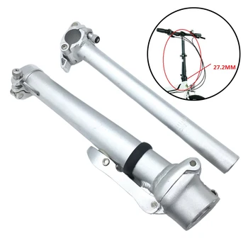 

Threadless Folding Bike Stem Ultralight Fold Bicycle Adjustable Stem Without Teeth Repair Components