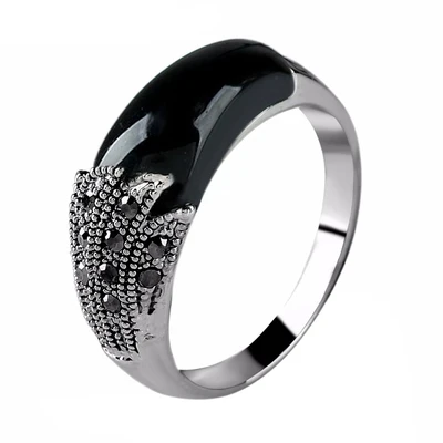 

Charm Bracelet 2019 100% Real 925 Silver Natural Jewelry Ring Blue Black Gem Phoenix Female Ring Design Wedding Opening Ceremon