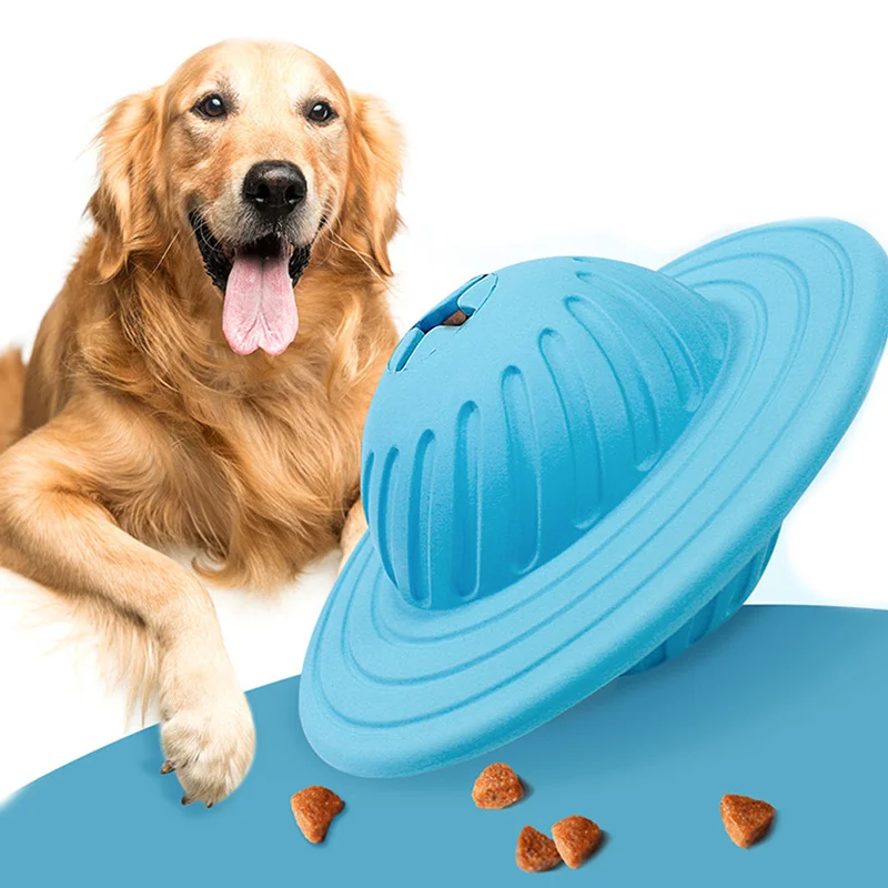 Wisedom Dog Treat Ball IQ наружная Интерактивная пищевая дозирующая головоломка игрушки для средних и больших собак погоня за жевательной игрушкой для домашних животных