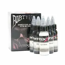 Высокое качество 6 шт./компл. чернила для татуировки 30 мл/бутылка Топ пигмент для боди-арта татуировки наборы поставки