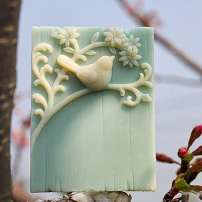 Moule à Savon En Silicone En Forme D'oiseau En Forme De Hibou