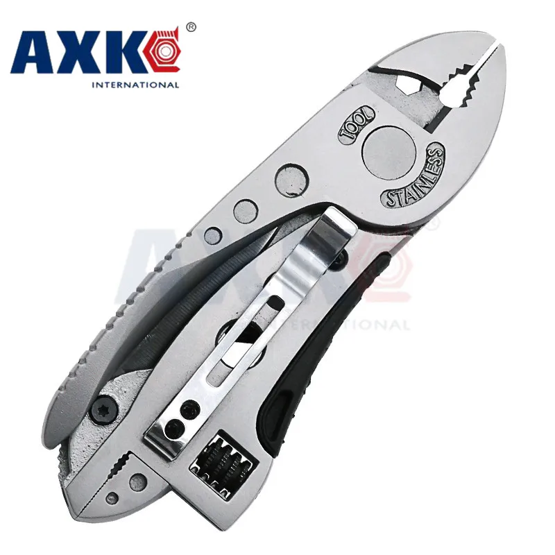 Многофункциональные плоскогубцы AXK, карманный нож, набор отверток, набор, регулируемый гаечный ключ, гаечный ключ для ремонта, ручные многофункциональные инструменты, мини DT063